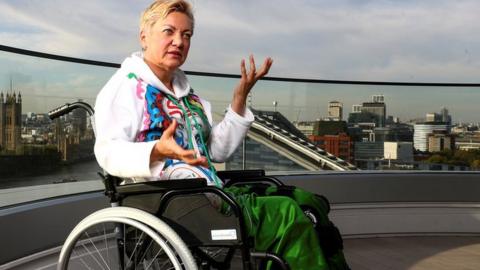 Valeria Gontareva, former chair of the National Bank of Ukraine, in London