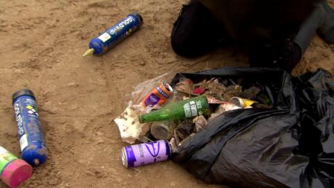 Formby beach clean