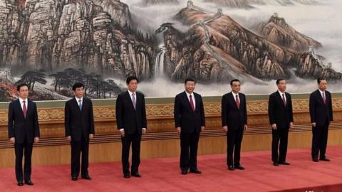 China unveils party leaders