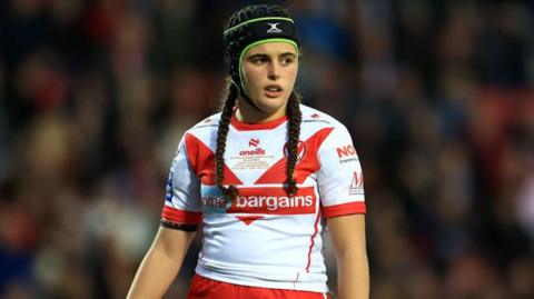 Beri Salihi in action for St Helens