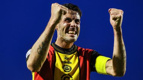Partick Thistle scorer Brian Graham