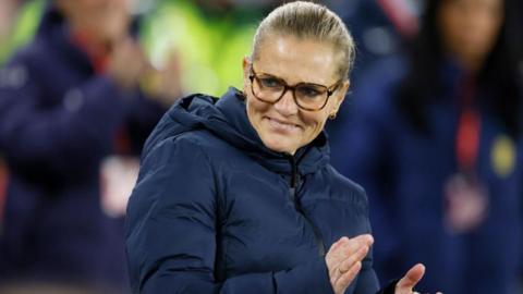 England manager Sarina Wiegman in December 