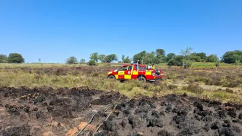 Heathland fire