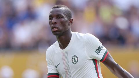 Nicolas Jackson in action at the Club World Cup