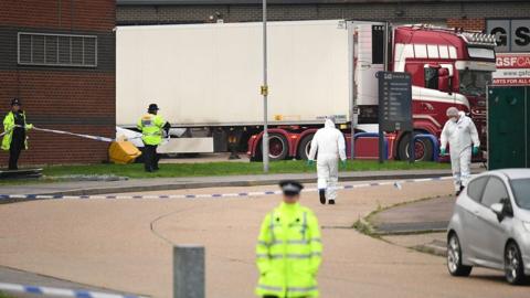 As work begins to identify bodies found in a lorry in Essex, locals say people scattering from lorries happens regularly.