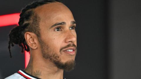 F1 driver Lewis Hamilton 