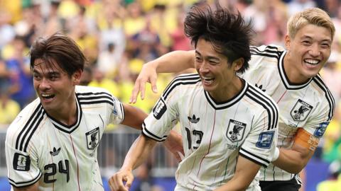 Japan celebrate