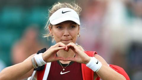 Katie Boulter after defeat