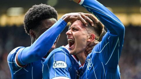Rangers celebrate