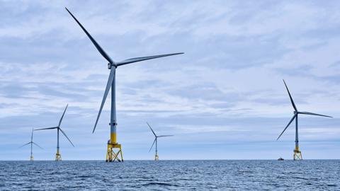 An offshore wind farm