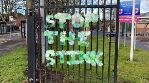 Stop the Stink sign