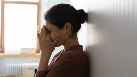 Distressed teenage girl (file image)