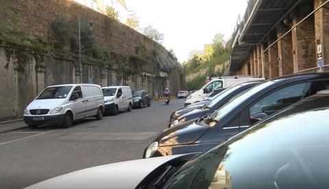 Vehicles in car park