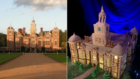 Blickling in real and in gingerbread