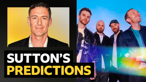 Chris Sutton's predictions v Coldplay