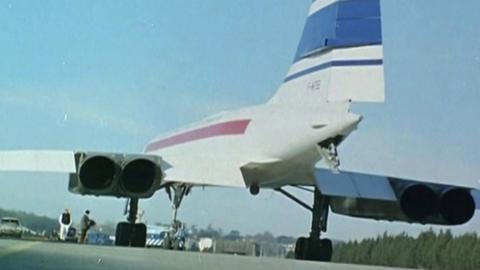 Concorde test flight in France