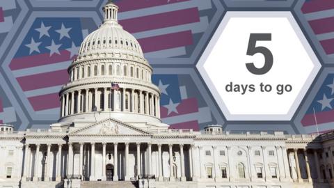 Graphic showing 5 days to go