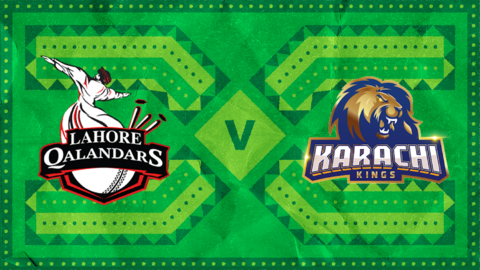 Lahore Qalandars v Karachi Kings badge graphic
