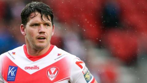 Lachlan Coote in action for St Helens