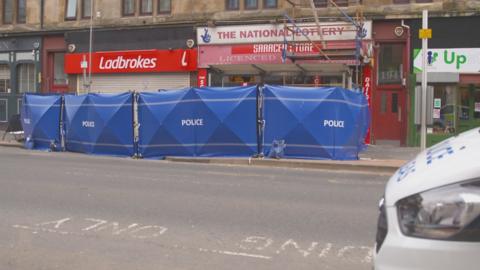 Street view of Saracen Street, Glasgow