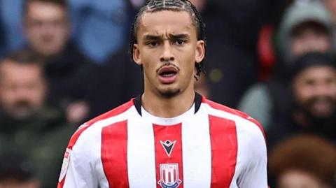 Stoke City's on-loan teenage defender Ashley Phillips