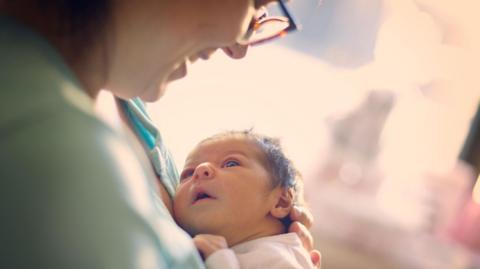 Baby and mum