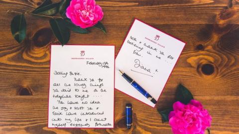 Letters written by Princess Diana
