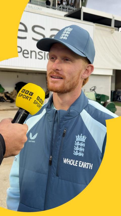 Jordan Cox talking to the bbc