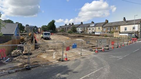 Work being done on the new link road in 2023