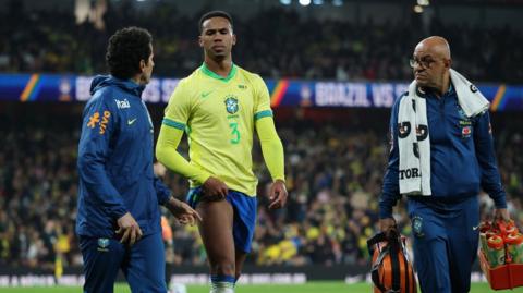 Arsenal defender Gabriel injured while playing for Brazil