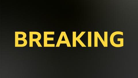 Breaking news graphic