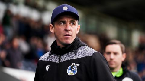 Bristol Rovers manager Joey Barton