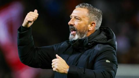 Hearts head coach Derek McInnes