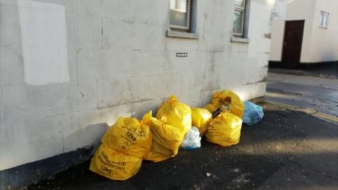 Clinical waste bags dumped in Swindon