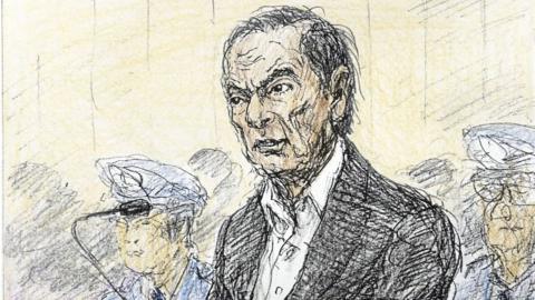 Carlos Ghosn in court