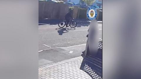 Crimestoppers/West Midlands Police credited screenshot of CCTV footage