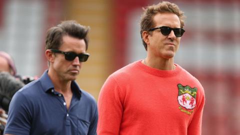 Wrexham owners Rob McElhenney and Ryan Reynolds