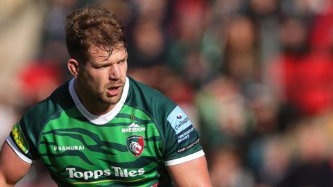 Olly Cracknell in action for Leicester Tigers