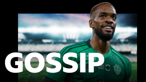 Ivan Toney with the BBC Sport gossip logo