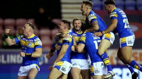 Leeds Rhinos celebrate