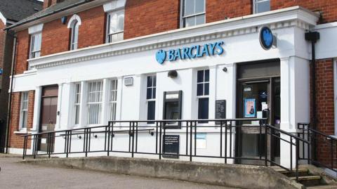 Barclays bank in Woburn Sands, Buckinghamshire