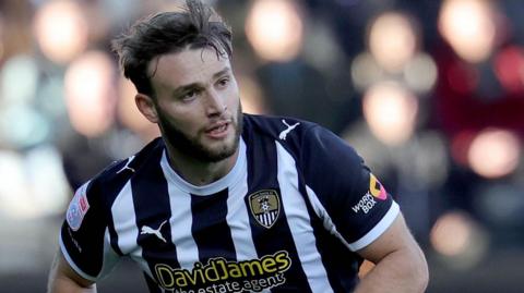 Nick Tsaroulla in action for Notts County