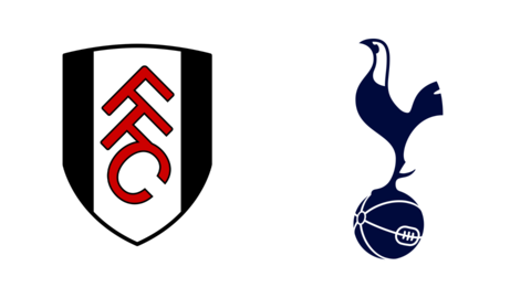 Fulham and Tottenham Hotspur club badges