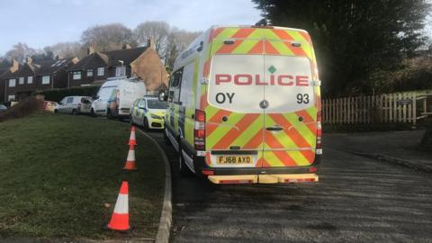 Police vehicles in Belper