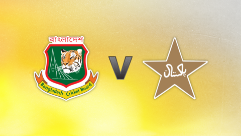 Bangladesh v Pakistan badge graphic