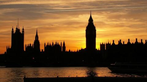 Westminster sunset