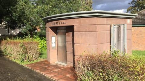 Toilets at Bellevue Park, Wrexham