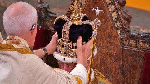 King Charles III crowned