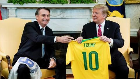 Jair Bolsonaro and Donald Trump