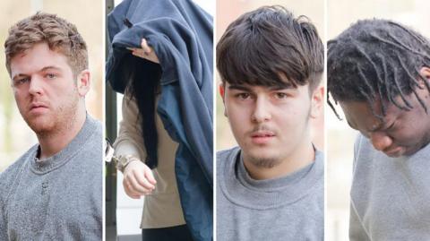 Connor Palfrey, Elexi Manny, Georgie Mears a Ricardo Elliot